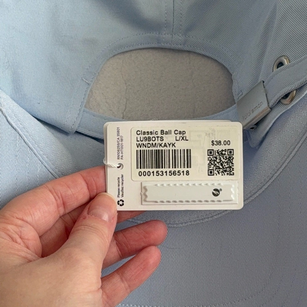 NWT Lululemon Classic Ball Cap in Windmill Kayak Blue Size L/XL - Picture 4 of 4